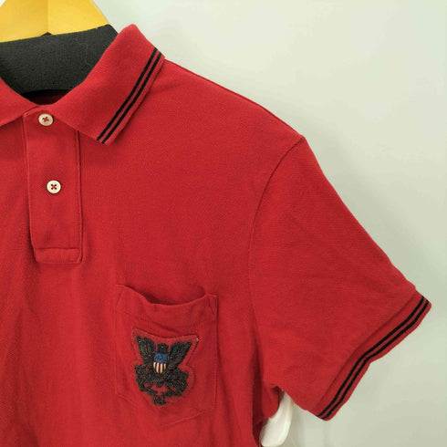ポロバイラルフローレン Polo by RALPH LAUREN フロントロゴ刺繍ポロシャツ メンズ import:M