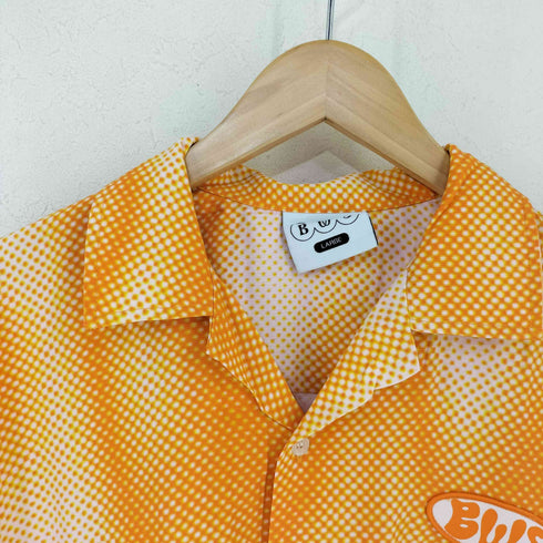 BIG WALL STREET レーヨン オープンカラーシャツ メンズ import:L
