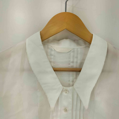 インゲボルグ INGEBORG ピンタック デザイン シャツブラウス レディース