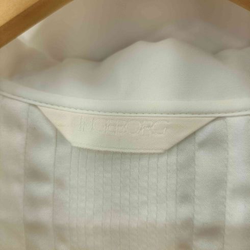 インゲボルグ INGEBORG ピンタック デザイン シャツブラウス レディース