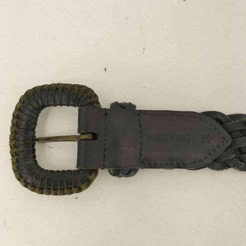 インゲボルグ INGEBORG 編み込み レザーベルト レディース