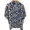 ジップファイブ ZIP FIVE ハイビスカス柄 フローラル S/S アロハ シャツ メンズ JPN:L