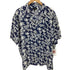 ジップファイブ ZIP FIVE ハイビスカス柄 フローラル S/S アロハ シャツ メンズ JPN:L