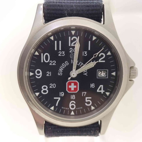 スイスミリタリー SWISS MILITARY 5304 SWISS MADE DATE クオーツ 腕時計 メンズ