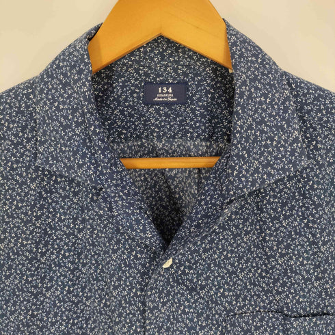 メーカーズシャツカマクラ Makers Shirt 鎌倉 134 KAMAKURA 花柄 コットン 開襟 オープンカラーシャツ メンズ JPN:M