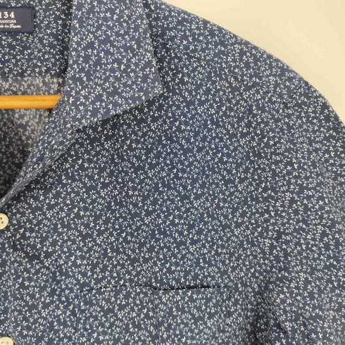 メーカーズシャツカマクラ Makers Shirt 鎌倉 134 KAMAKURA 花柄 コットン 開襟 オープンカラーシャツ メンズ JPN:M