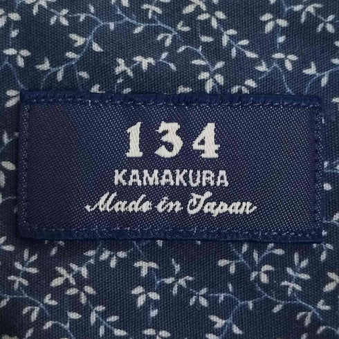 メーカーズシャツカマクラ Makers Shirt 鎌倉 134 KAMAKURA 花柄 コットン 開襟 オープンカラーシャツ メンズ JPN:M