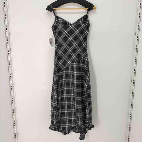NEW OPEN チェックキャミワンピース レディース import:S