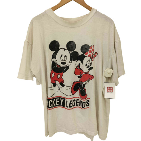 80-90S キャラクタープリント クルーネック Tシャツ メンズ