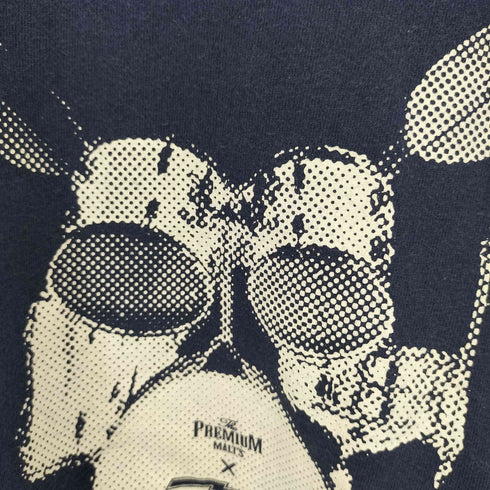 フロントプリント クルーネック Tシャツ メンズ