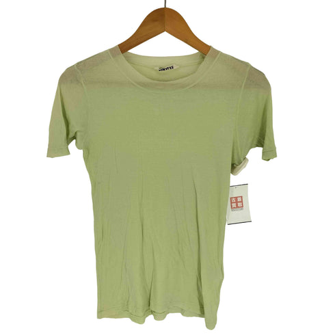 オーラリー AURALEE 23SS GIZA SUPER HIGH GAUGE SHEER RIB TEE ギザ スーパー ハイゲージ シアー Tシャツ カットソー レディース JPN:1