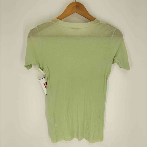 オーラリー AURALEE 23SS GIZA SUPER HIGH GAUGE SHEER RIB TEE ギザ スーパー ハイゲージ シアー Tシャツ カットソー レディース JPN:1