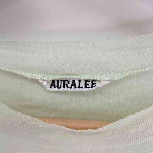 オーラリー AURALEE 23SS GIZA SUPER HIGH GAUGE SHEER RIB TEE ギザ スーパー ハイゲージ シアー Tシャツ カットソー レディース JPN:1