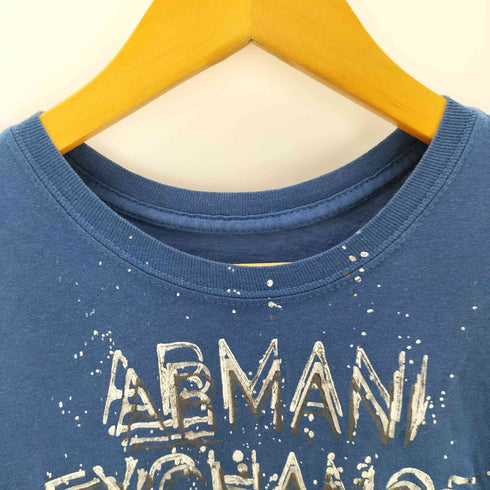 アルマーニエクスチェンジ ARMANI EXCHANGE 00S プリントクルーネックカットソー チビT Y2K archive レディース JPN:XS