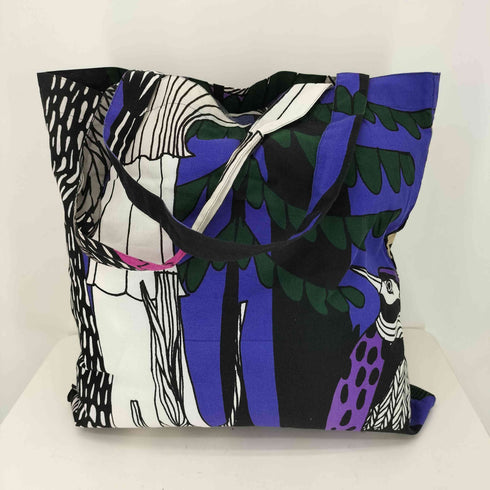 マリメッコ marimekko VELJEKSET ファブリックバッグ レディース