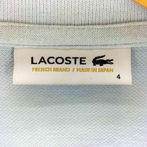 ラコステ LACOSTE 日本製 鹿の子ポロシャツ メンズ 4
