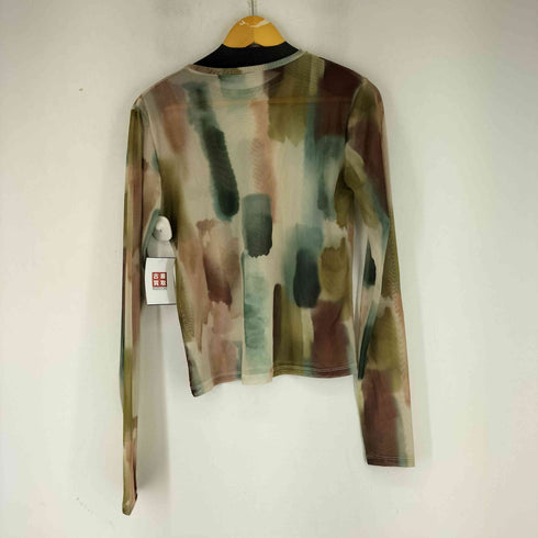 OPEN CLOSE 総柄シアーカットソー レディース