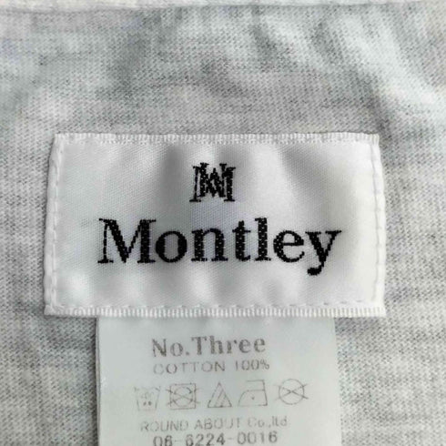 モーレー Montley 両面プリント クルーネックTシャツ メンズ Three
