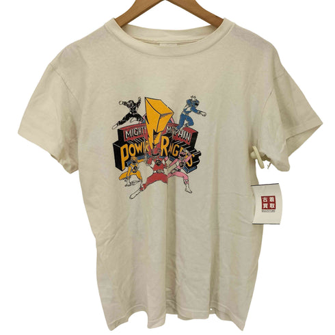 90S USA製 DELTAボディ 戦隊アニメプリント クルーネック Tシャツ チビT ユニセックス メンズ import:XL