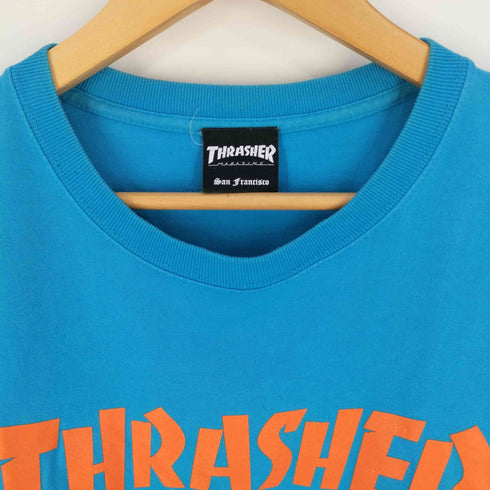 スラッシャー THRASHER MAG LOGO Tee プリント クルーネックTシャツ メンズ import:L
