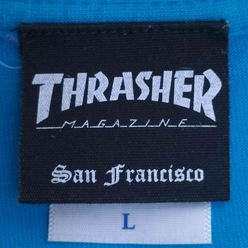 スラッシャー THRASHER MAG LOGO Tee プリント クルーネックTシャツ メンズ import:L