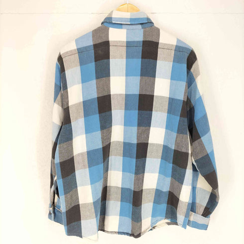 ファイブブラザー FIVE BROTHER 80s USA製 2P チェックネルシャツ メンズ JPN:L