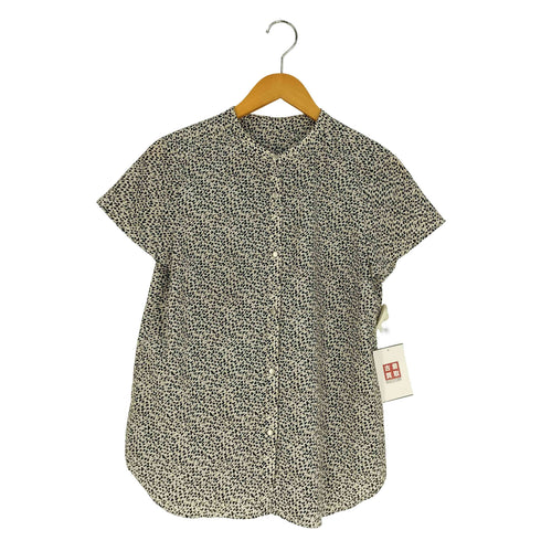 ユナイテッドアローズグリーンレーベルリラクシング UNITED ARROWS green label relaxing CB バンドカラー フレンチ ブラウス レディース FREE