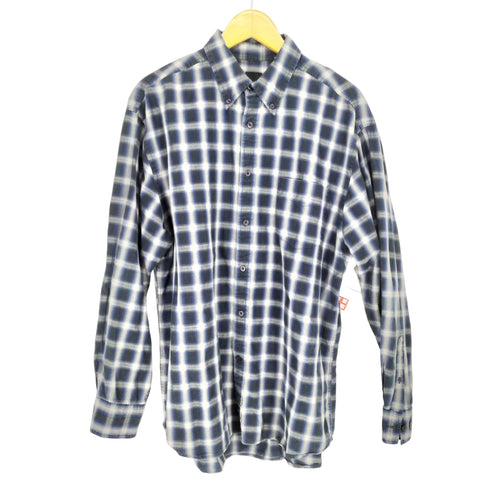モッシモ MOSSIMO 90-00s BD オンブレチェックL/S シャツ メンズ JPN:L