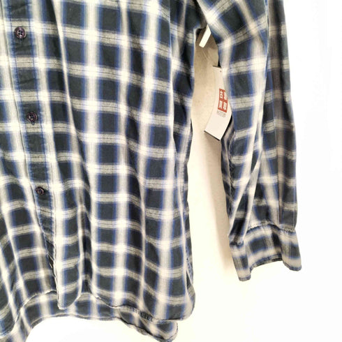 モッシモ MOSSIMO 90-00s BD オンブレチェックL/S シャツ メンズ JPN:L