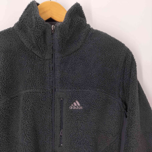 アディダス adidas フロントロゴ フリースジャケット メンズ import:L