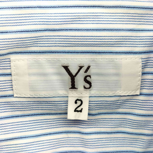 ワイズ Ys 再構築 半袖 パッチワークシャツ メンズ JPN:2