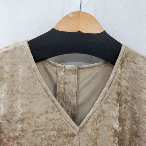 レイビームス Ray BEAMS クラッシュベロア 2way ワンピース レディース ONE SIZE