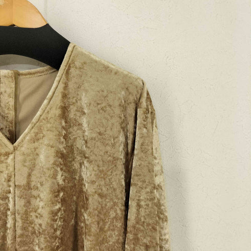 レイビームス Ray BEAMS クラッシュベロア 2way ワンピース レディース ONE SIZE