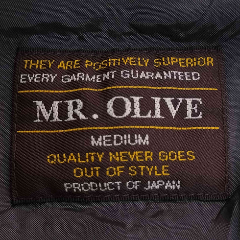 ミスターオリーブ MR.OLIVE ストレッチ ウェザー ビッグシルエット ソフト ダブル サマージャケット メンズ JPN:M