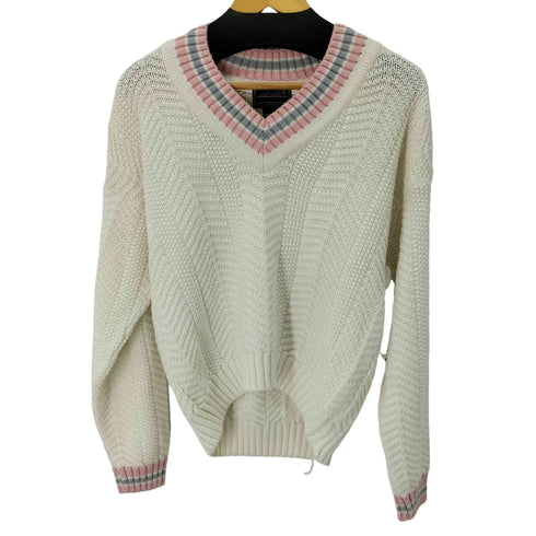 エディーバウアー Eddie Bauer 80-90S USA製 チルデンニット レディース import:M