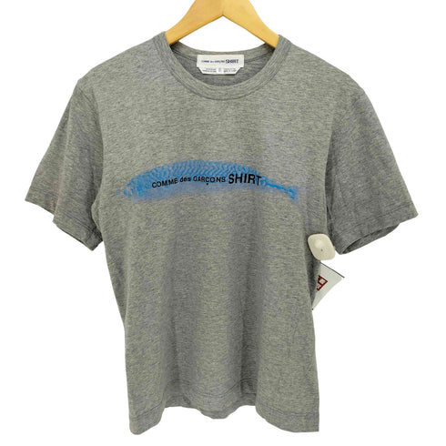 コムデギャルソンシャツ COMME des GARCONS SHIRT FISH 魚 ロゴプリントTシャツ メンズ JPN:S