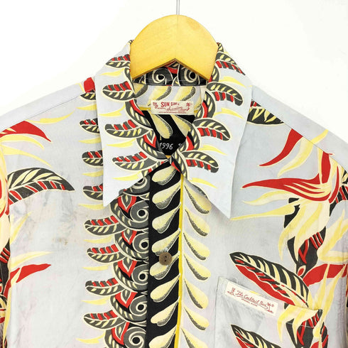 サンサーフ SUN SURF レーヨンオープンカラー アロハシャツ メンズ LL