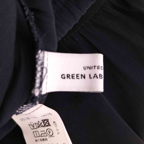 ユナイテッドアローズグリーンレーベルリラクシング UNITED ARROWS green label relaxing DP ギャザー ハイネック ショートスリーブ ブラウス レディース