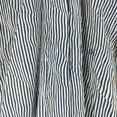 カルバンクライン CALVIN KLEIN ストライプ L/S シャツワンピース レディース import:S