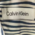 カルバンクライン CALVIN KLEIN ストライプ L/S シャツワンピース レディース import:S
