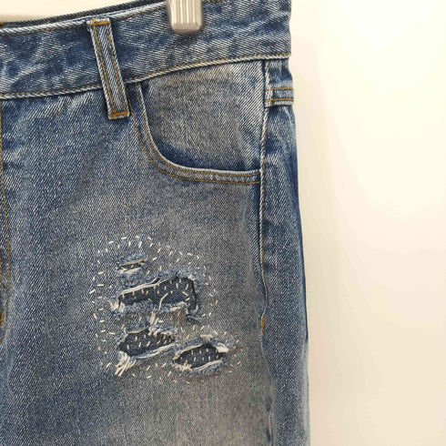 シーニューヨーク sea new york oli jeans リペア加工デニムパンツ レディース 10
