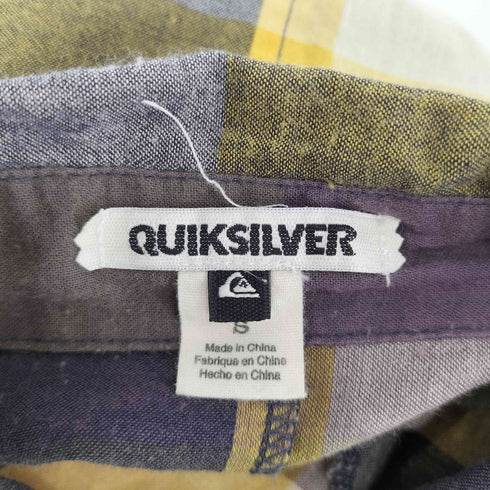 クイックシルバー Quiksilver コットンチェックシャツ レディース JPN:S