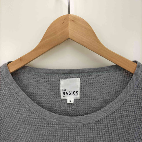 THE BASICS イタリア製 サーマル L/S カットソー メンズ 3