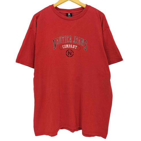 ノーティカ NAUTICA 90s-2000s ロゴプリント クルーネックTシャツ メンズ import:XXL