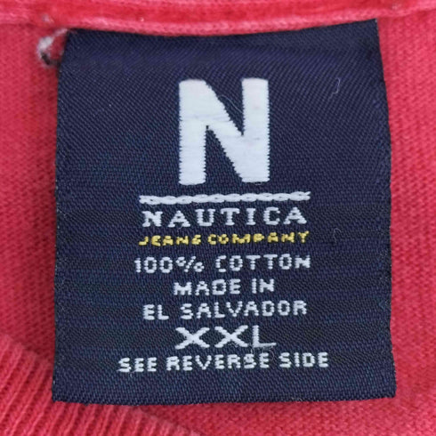 ノーティカ NAUTICA 90s-2000s ロゴプリント クルーネックTシャツ メンズ import:XXL