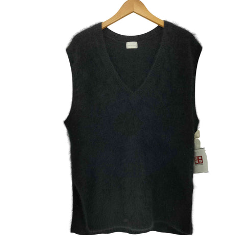 ユナイテッドアローズグリーンレーベルリラクシング UNITED ARROWS green label relaxing ヘアリー Vネック ニット ベスト レディース