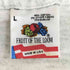 フルーツオブザルーム FRUIT OF THE LOOM 80s USA製 袖&裾シングル US.NAVY カレッジロゴ 2段プリント Tシャツ メンズ import:L