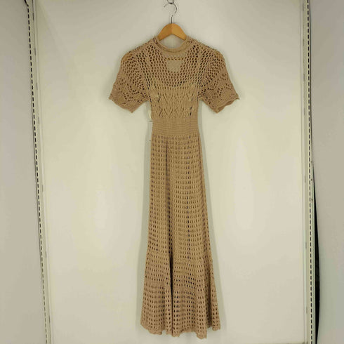 ランデブー randeboo Crochet knit dress クロシェニットドレス レディース FREE