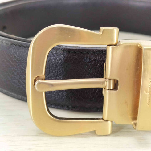 サルヴァトーレフェラガモ Salvatore Ferragamo イタリア製 レザーベルト メンズ 36