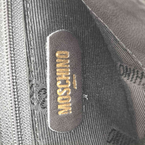 モスキーノ MOSCHINO レザー チェーン ショルダーバッグ ハート キルティング レディース